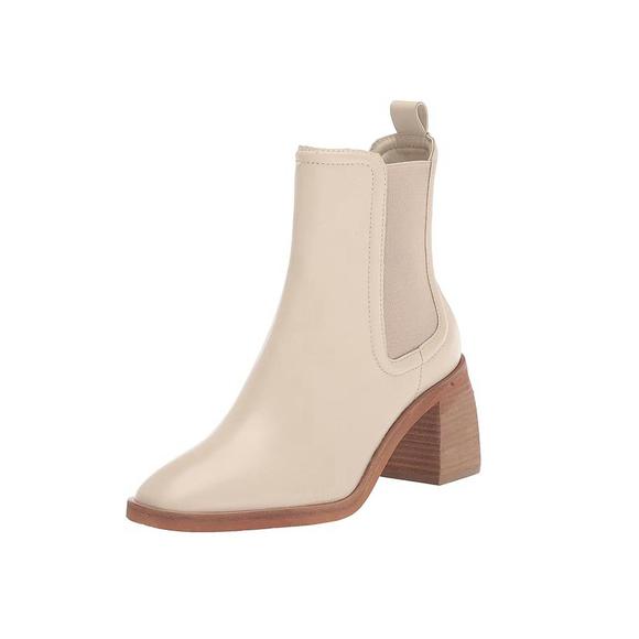 NEW DOLCE VITA women's iliana leather boot in ivory - Picture 1 of 4